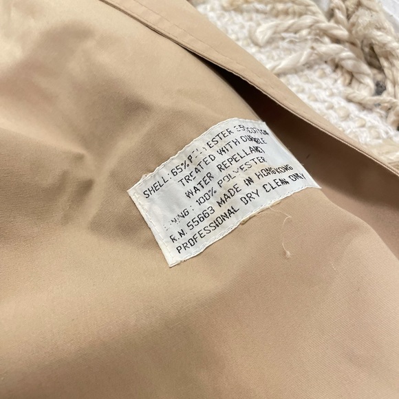 RARE vintage novelty trench by fox run “The Hunt” sz small-medium - Picture 4 of 6